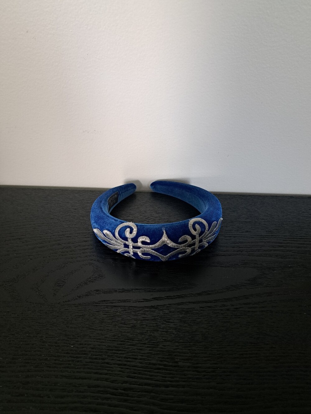 Ruby Willow Royal Blue Velvet Headband